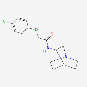 N-(1-azabicyclo[2.2.2]octan-3-yl)-2-(4-chlorophenoxy)acetamide