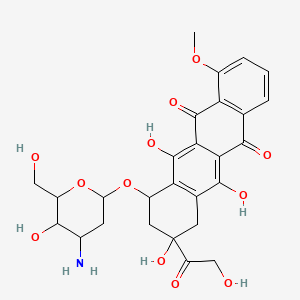 molecular formula C27H29NO12 B14164760 4'-epi-6'-Hydroxyadriamycin CAS No. 62414-01-1