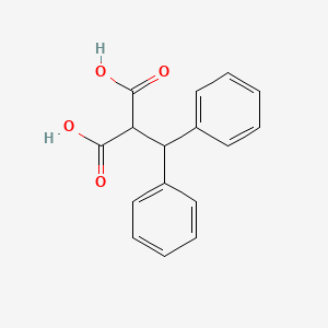 molecular formula C16H14O4 B14164782 (Diphenylmethyl)propanedioic acid CAS No. 4372-39-8