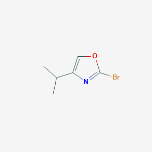 molecular formula C6H8BrNO B14164807 2-Bromo-4-isopropyloxazole 