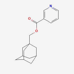 molecular formula C17H21NO2 B14164815 Nicotinic acid, 1-adamantylmethyl ester CAS No. 24813-27-2