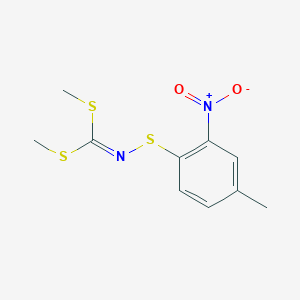 Dimethyl [(4-methyl-2-nitrophenyl)sulfanyl]carbonodithioimidate