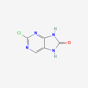 molecular formula C5H3ClN4O B14164838 8H-Purin-8-one, 2-chloro-7,9-dihydro- CAS No. 20190-11-8