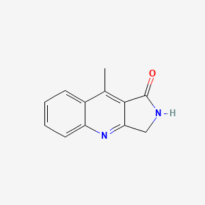 molecular formula C12H10N2O B1416484 9-甲基-1H,2H,3H-吡咯并[3,4-b]喹啉-1-酮 CAS No. 1012068-73-3