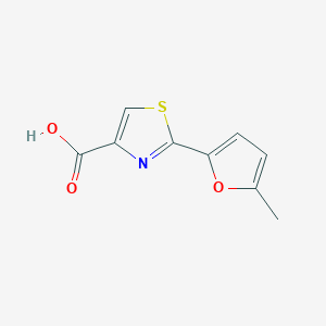 molecular formula C9H7NO3S B1416489 2-(5-甲基呋喃-2-基)-1,3-噻唑-4-羧酸 CAS No. 1087792-53-7