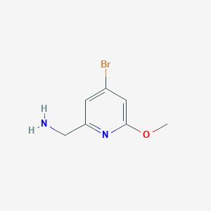 (4-Bromo-6-methoxypyridin-2-YL)methanamine