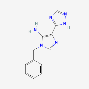 3-benzyl-5-(1H-1,2,4-triazol-5-yl)imidazol-4-amine