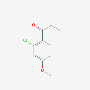 1-(2-Chloro-4-methoxyphenyl)-2-methyl-1-propanone