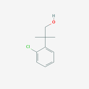 molecular formula C10H13ClO B1416502 2-(2-氯苯基)-2-甲基-1-丙醇 CAS No. 1176587-58-8