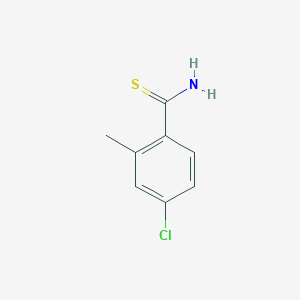 molecular formula C8H8ClNS B1416508 4-氯-2-甲硫基苯甲酰胺 CAS No. 24247-80-1