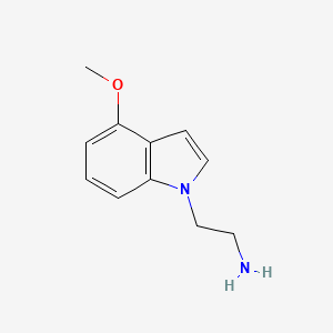molecular formula C11H14N2O B1416509 2-(4-methoxy-1H-indol-1-yl)ethanamine CAS No. 1146290-76-7