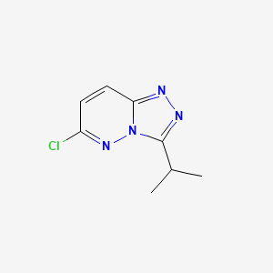 molecular formula C8H9ClN4 B1416510 6-氯-3-异丙基-[1,2,4]三唑并[4,3-b]吡啶 CAS No. 72392-97-3
