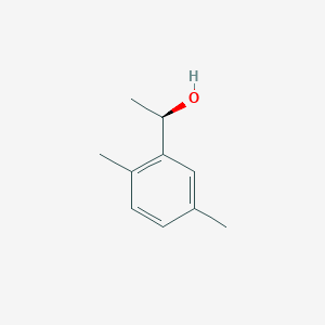 molecular formula C10H14O B1416523 (1R)-1-(2,5-二甲基苯基)乙醇 CAS No. 1175672-54-4