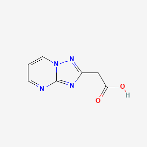 molecular formula C7H6N4O2 B1416530 [1,2,4]三唑并[1,5-a]嘧啶-2-乙酸 CAS No. 716362-08-2