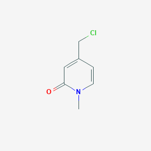 molecular formula C7H8ClNO B1416531 4-(氯甲基)-1-甲基-1,2-二氢吡啶-2-酮 CAS No. 177550-41-3