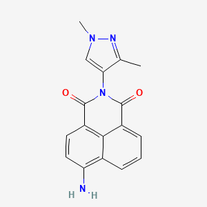 6-Amino-2-(1,3-dimethylpyrazol-4-yl)benzo[de]isoquinoline-1,3-dione