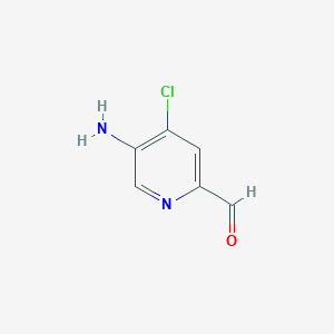 5-Amino-4-chloropicolinaldehyde