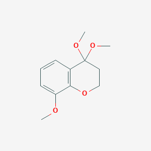 4,4,8-Trimethoxy-3,4-dihydro-2H-1-benzopyran