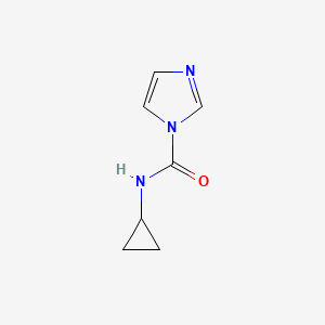 B1416546 N-Cyclopropyl-1-imidazolecarboxamide CAS No. 1033090-34-4