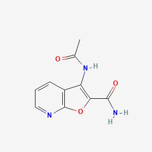 3-Acetamidofuro[2,3-b]pyridine-2-carboxamide