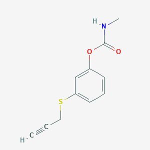 3-(Prop-2-yn-1-ylsulfanyl)phenyl methylcarbamate