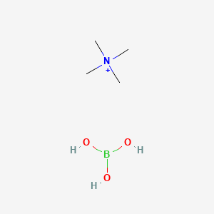 Boric acid;tetramethylazanium