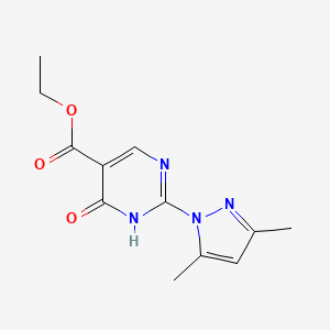 ethyl 2-(3,5-dimethylpyrazol-1-yl)-6-oxo-1H-pyrimidine-5-carboxylate