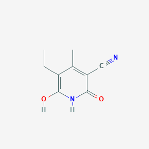 5-Ethyl-6-hydroxy-4-methyl-2-oxo-1,2-dihydropyridine-3-carbonitrile