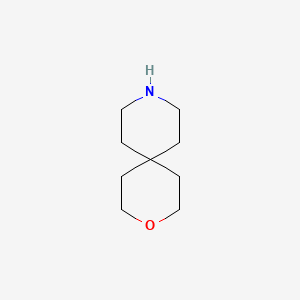 molecular formula C9H17NO B1416556 3-氧杂-9-氮杂螺[5.5]十一烷 CAS No. 311-21-7