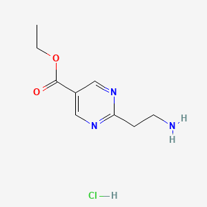 Ethyl 2-(2-aminoethyl)pyrimidine-5-carboxylate hydrochloride