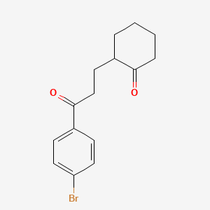 2-[3-(4-Bromophenyl)-3-oxopropyl]cyclohexanone