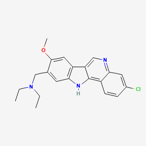 11H-Indolo[3,2-c]quinolin-9-amine, 3-chloro-N,N-diethyl-8-methoxy-