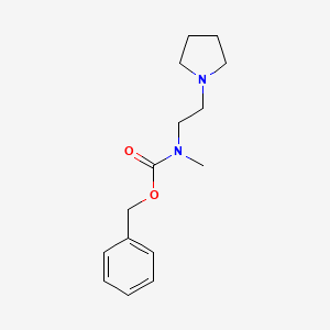 molecular formula C15H22N2O2 B1416566 苄基甲基(2-(吡咯烷-1-基)乙基)氨基甲酸酯 CAS No. 886362-96-5