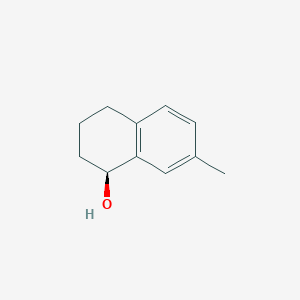 molecular formula C11H14O B1416571 (1S)-7-甲基-1,2,3,4-四氢萘-1-醇 CAS No. 1270293-78-1