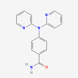 4-[Di(pyridin-2-yl)amino]benzamide