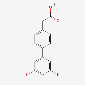 molecular formula C14H10F2O2 B1416574 4-(3,5-二氟苯基)苯乙酸 CAS No. 886363-26-4