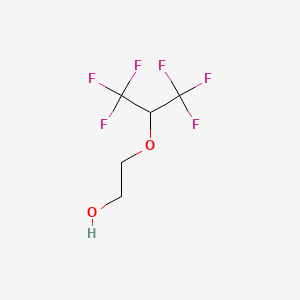 molecular formula C5H6F6O2 B1416575 2-(2,2,2-Trifluoro-1-trifluoromethylethoxy)-ethanol CAS No. 63693-13-0