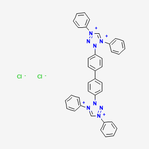 2-[4-[4-(1,4-diphenyltetrazole-1,4-diium-2-yl)phenyl]phenyl]-1,4-diphenyltetrazole-1,4-diium;dichloride