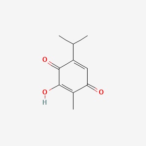 2,5-Cyclohexadiene-1,4-dione, 3-hydroxy-2-methyl-5-(1-methylethyl)-