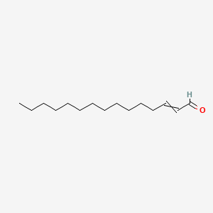 molecular formula C15H28O B14165812 Pentadec-2-enal CAS No. 118624-11-6