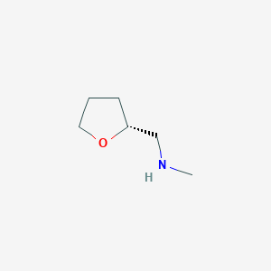 molecular formula C6H13NO B1416585 甲基[(2R)-氧杂环丁烷-2-基甲基]胺 CAS No. 1283095-81-7