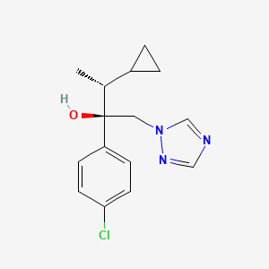 molecular formula C15H18ClN3O B1416588 （2R,3R）-环丙唑 CAS No. 107864-90-4