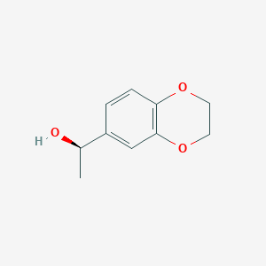B1416589 (1R)-1-(2,3-dihydro-1,4-benzodioxin-6-yl)ethan-1-ol CAS No. 120466-72-0