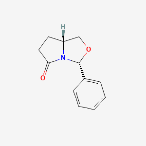 molecular formula C12H13NO2 B1416599 (3R,7AR)-3-Phenyltetrahydropyrrolo[1,2-C]oxazol-5(3H)-one CAS No. 1820583-17-2