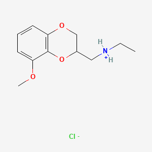 8-Methoxy-2-ethylaminomethyl-1,4-benzodioxane hydrochloride