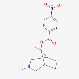 3,8-Dimethyl-3-azabicyclo[3.2.1]oct-8-yl 4-nitrobenzoate