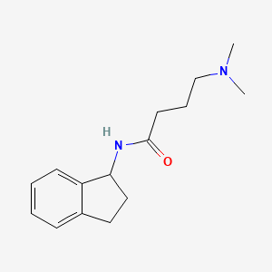 1-Indanamine, N-(2-dimethylaminobutyryl)-