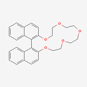 12,15,18,21,24-pentaoxapentacyclo[23.8.0.02,11.03,8.028,33]tritriaconta-1(25),2(11),3,5,7,9,26,28,30,32-decaene