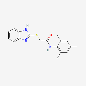 2-(1H-Benzimidazol-2-ylthio)-N-(2,4,6-trimethylphenyl)acetamide