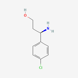 molecular formula C9H12ClNO B1416620 (r)-3-氨基-3-(4-氯苯基)丙醇 CAS No. 1213362-28-7
